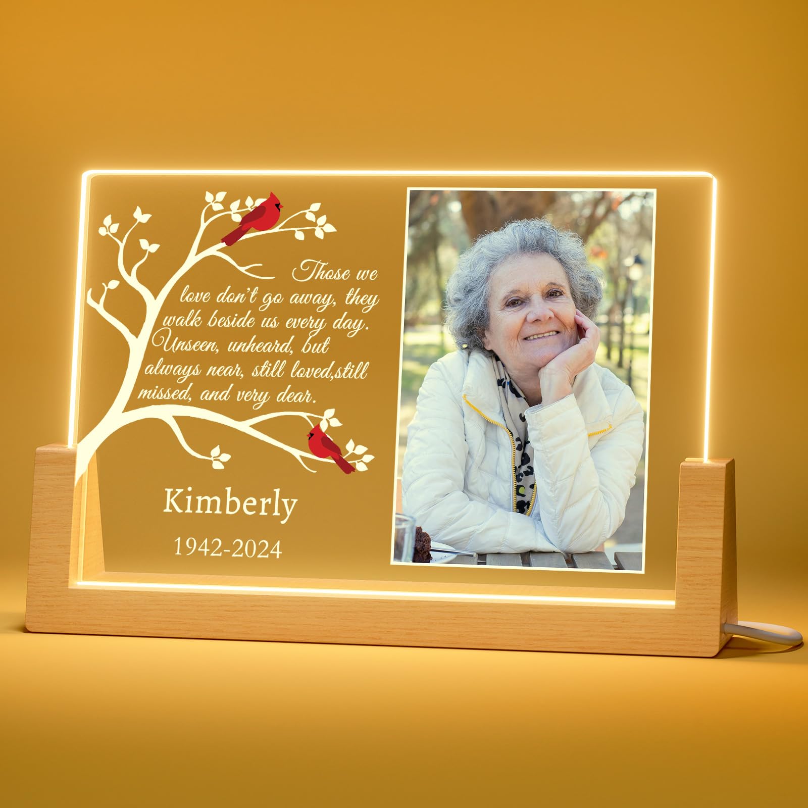 Bemaystar Personalized Memorial Gifts for Loss of Mom, In